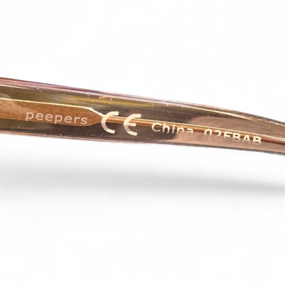 Peepers Athens Reading Glasses in Tortoise/Blush +2.00 *BRAND NEW* - Picture 6 of 13